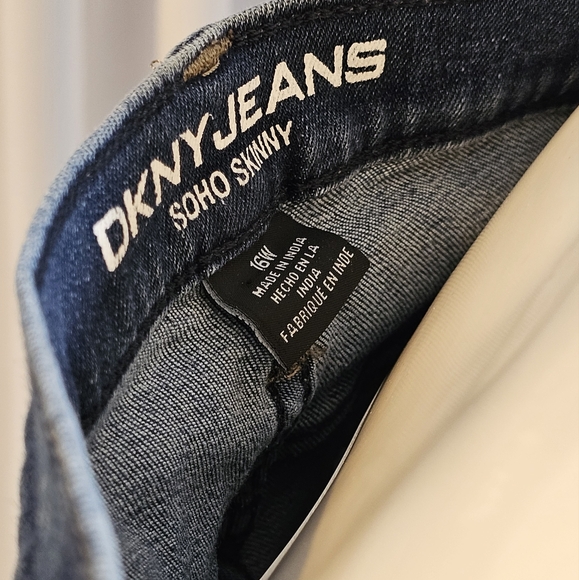 DKNY Soho Skinny Jeans sz 16W - Picture 4 of 7